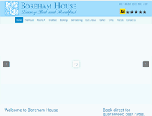 Tablet Screenshot of borehamhouse.com
